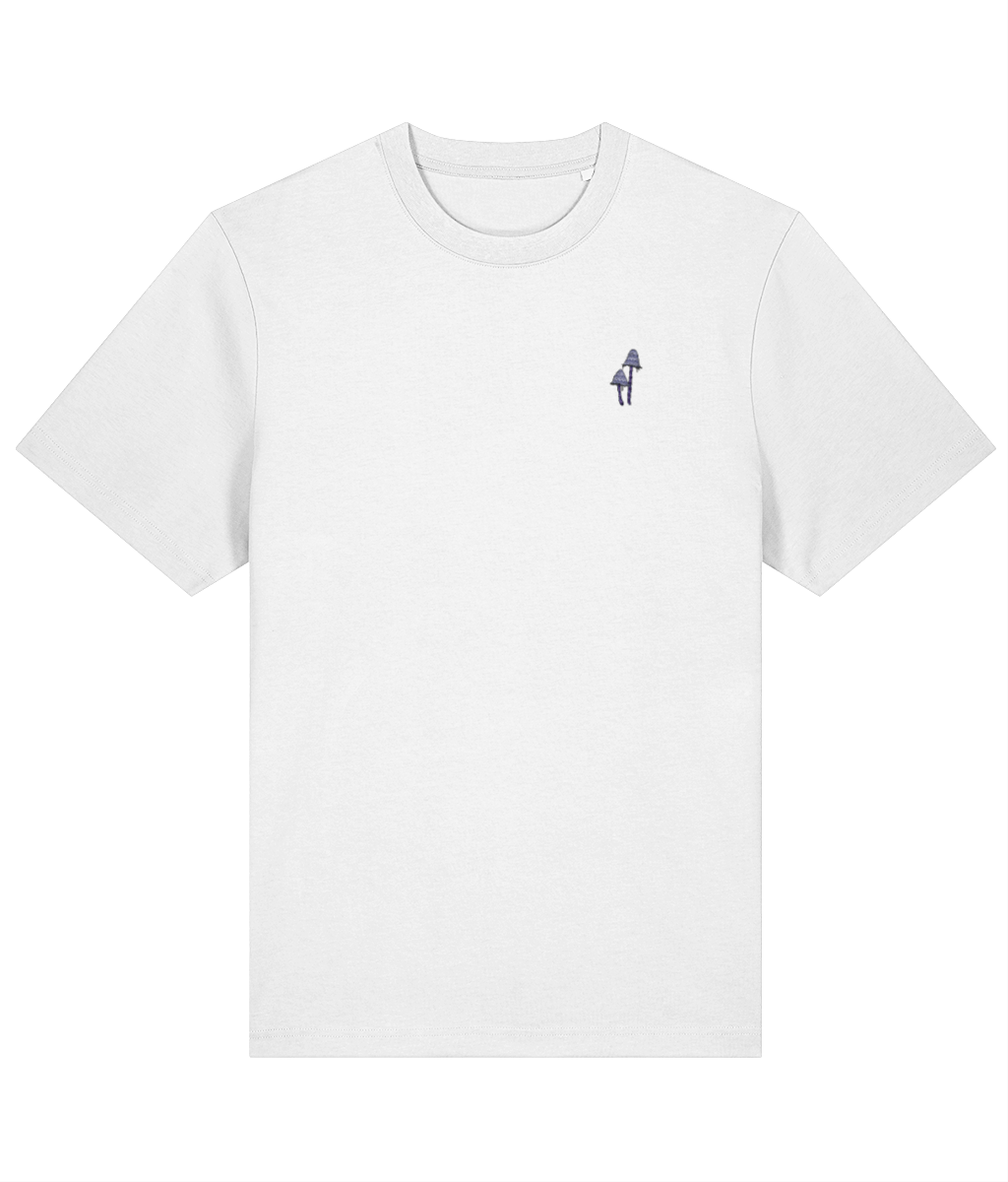 Shaggy Mane Embroidered Organic Tee