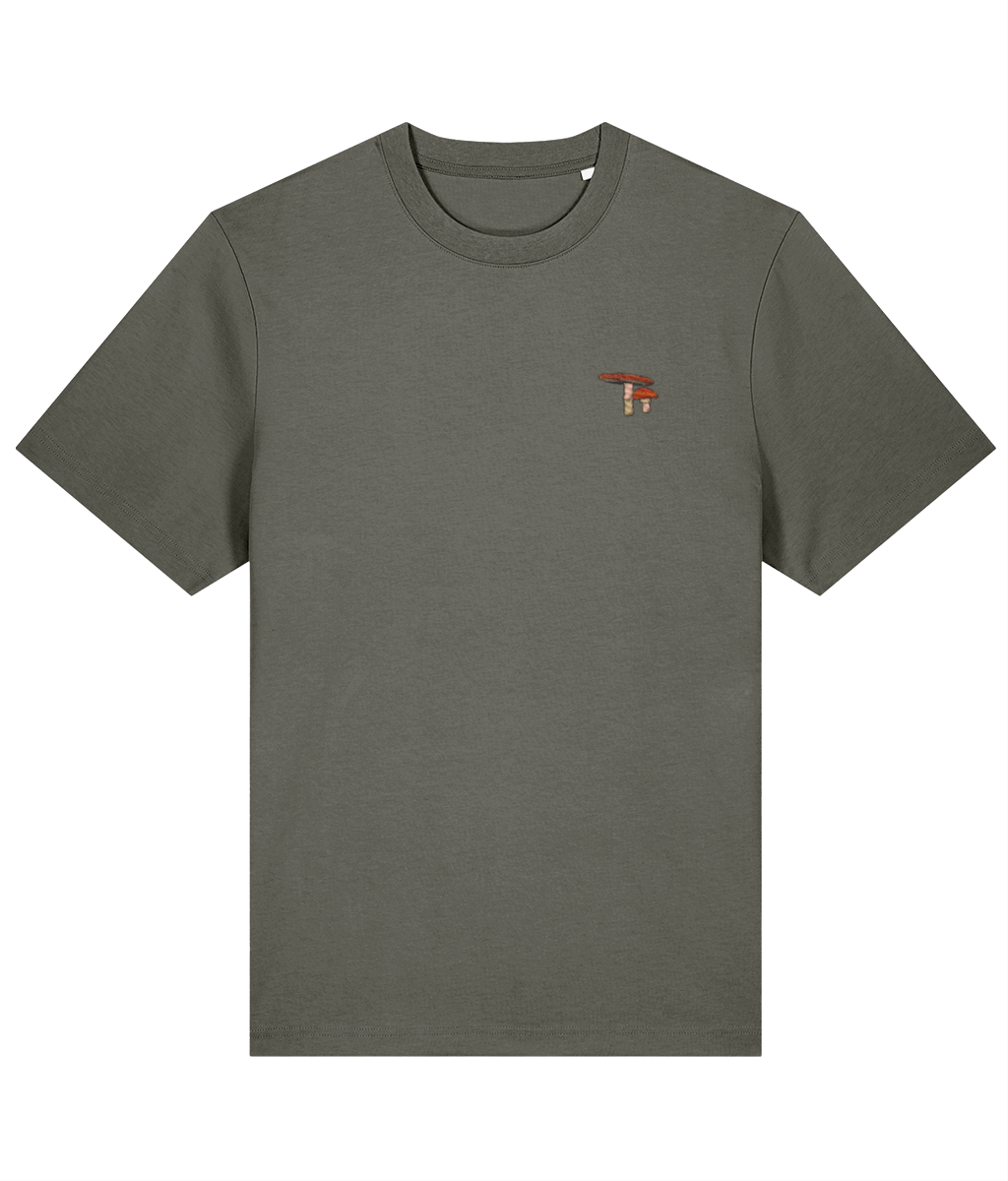 Fly Agaric Embroidered Organic Tee