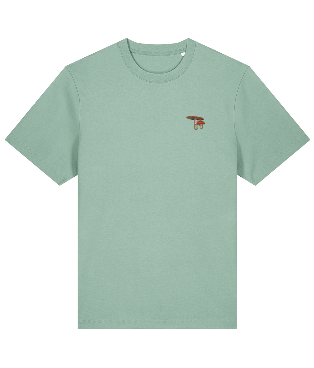 Fly Agaric Embroidered Organic Tee