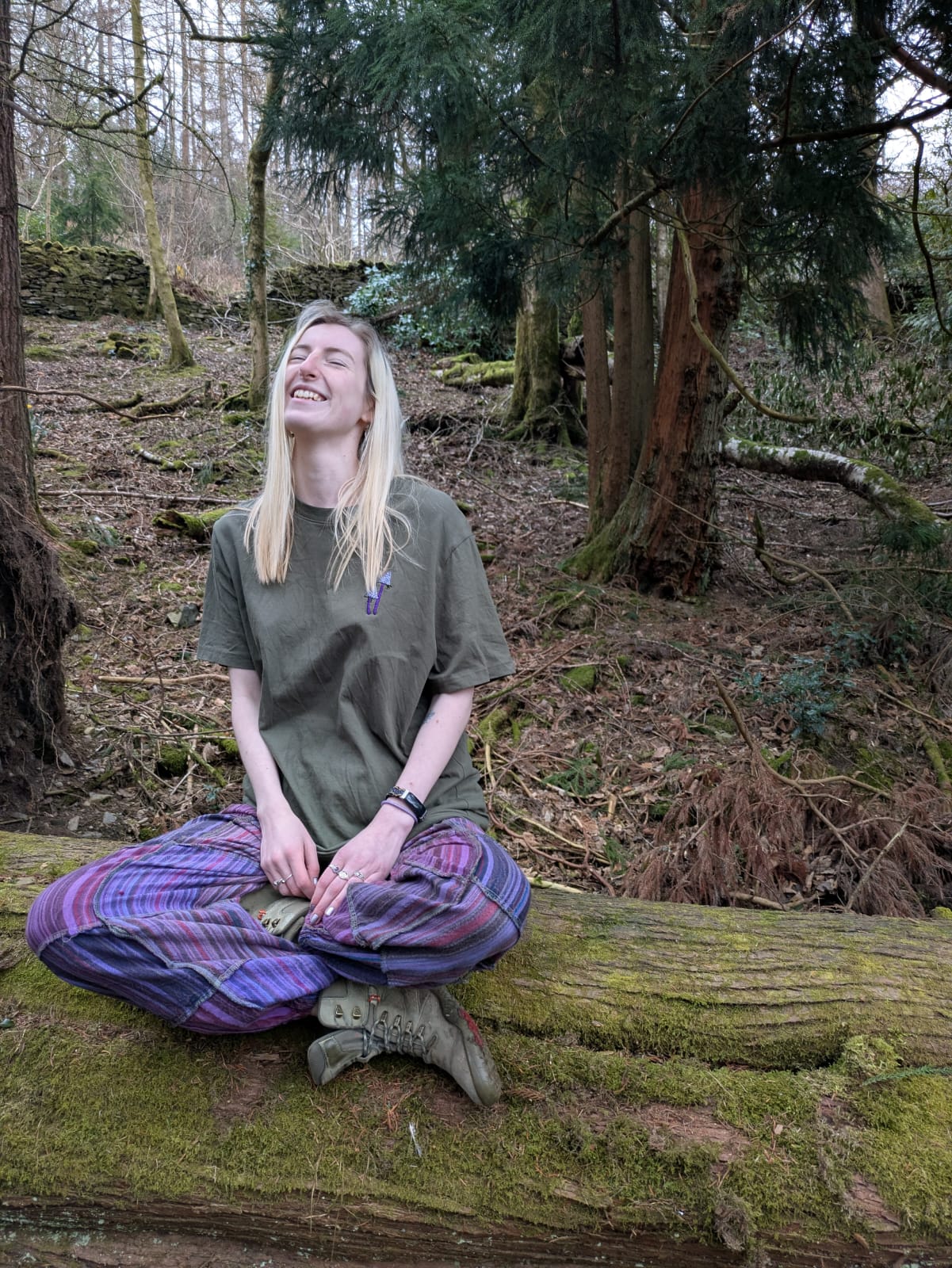Shaggy Mane Embroidered Organic Tee
