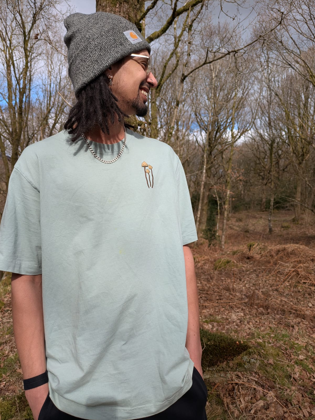 Liberty Cap Embroidered Organic Tee