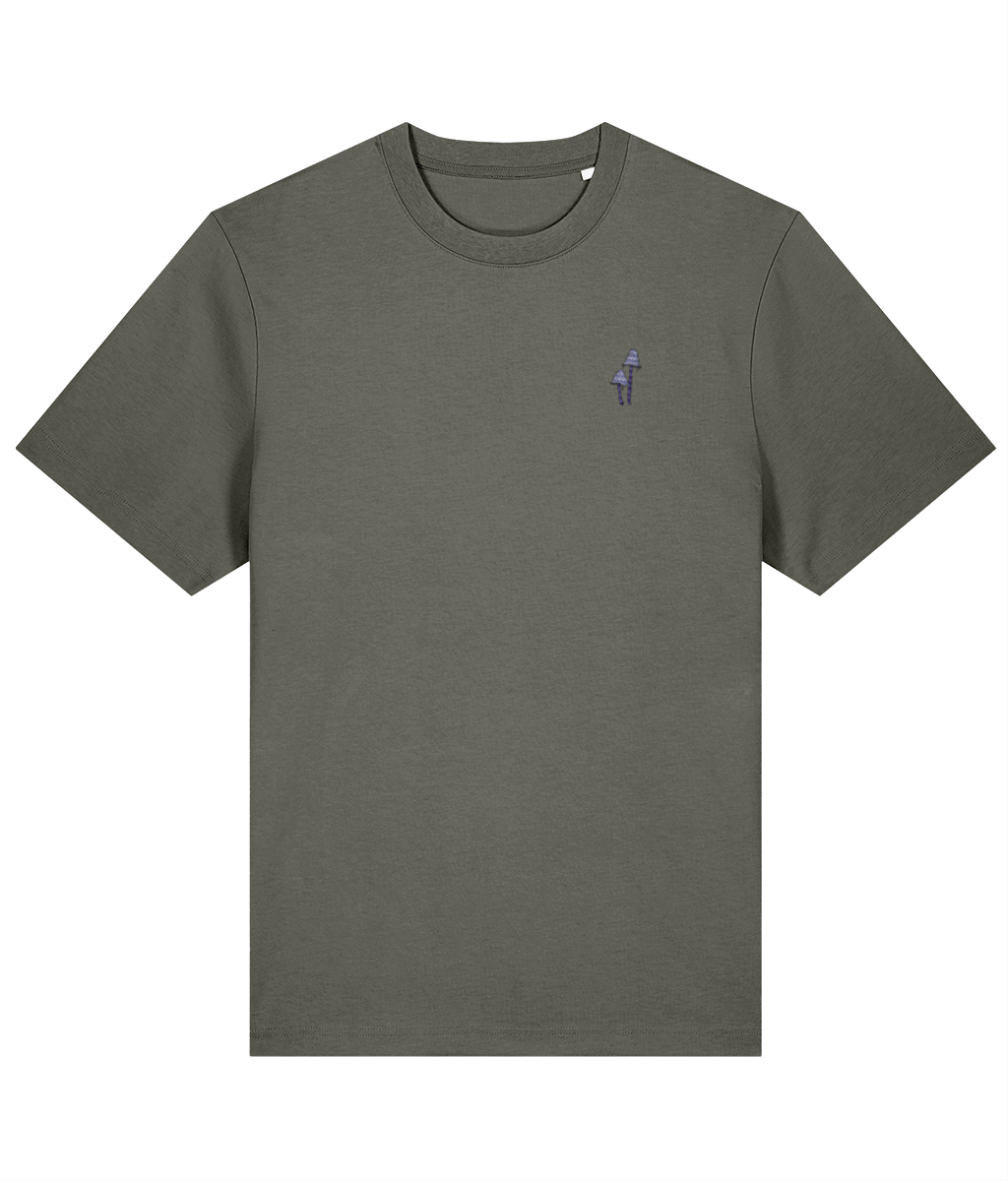 Shaggy Mane Embroidered Organic Tee